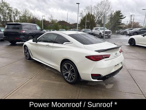 Majestic White 2017 INFINITI Q60 3.0T Premium