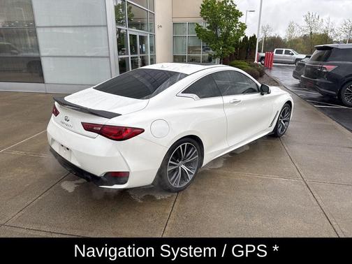 Majestic White 2017 INFINITI Q60 3.0T Premium
