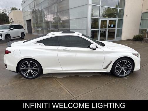 Majestic White 2017 INFINITI Q60 3.0T Premium