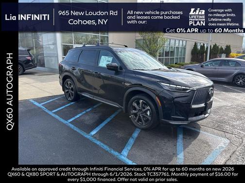 Mineral Black 2026 INFINITI QX60 AUTOGRAPH