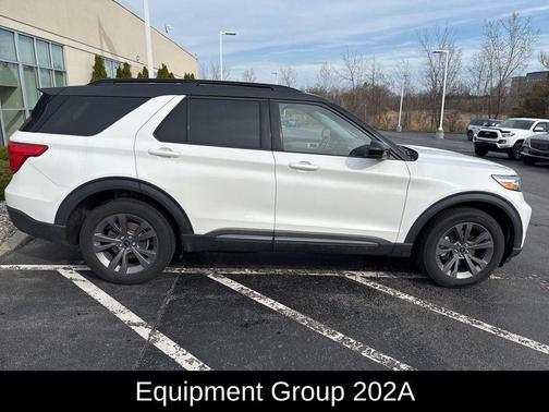 STAR WHITE MET TRI-COAT 2022 Ford Explorer XLT