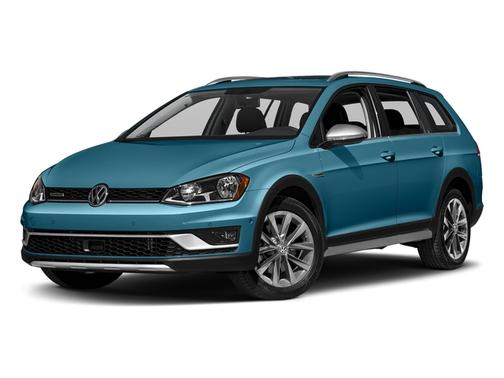 Silk Blue Metallic 2017 Volkswagen Golf Alltrack TSI SEL