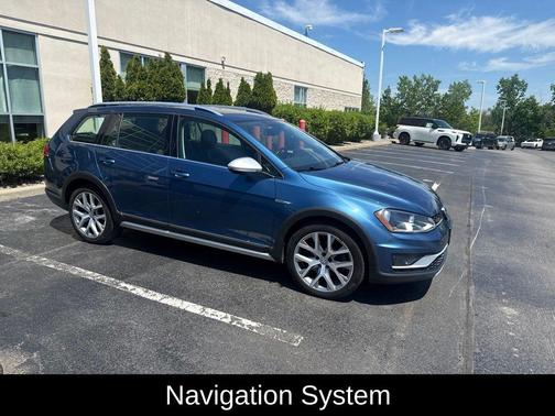 Silk Blue Metallic 2017 Volkswagen Golf Alltrack TSI SEL