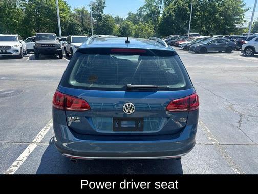 Silk Blue Metallic 2017 Volkswagen Golf Alltrack TSI SEL