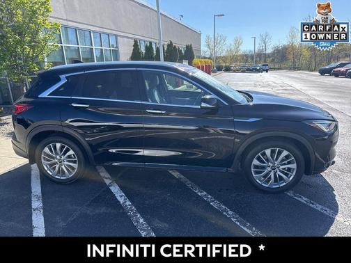 Black Obsidian 2023 INFINITI QX50 LUXE AWD