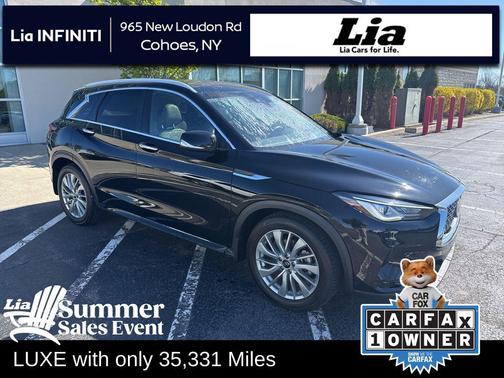 Black Obsidian 2023 INFINITI QX50 LUXE AWD