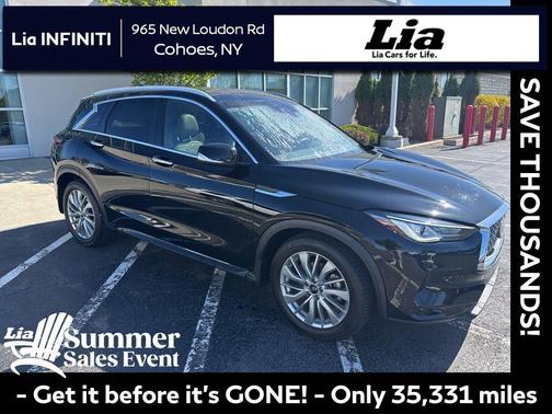 Black Obsidian 2023 INFINITI QX50 LUXE AWD