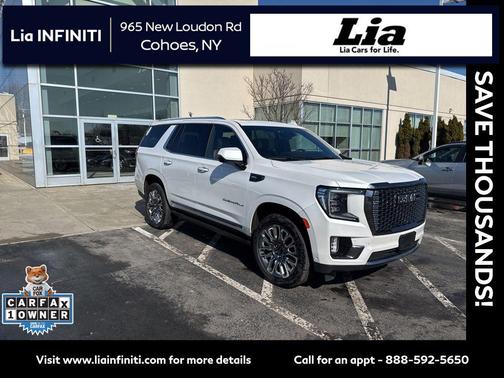 White Frost Tricoat 2024 GMC Yukon Denali Ultimate