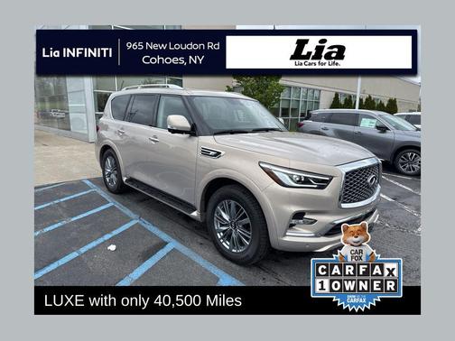 Champagne Quartz 2022 INFINITI QX80 Luxe