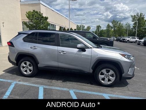 Silver Sky Metallic 2021 Toyota RAV4 Hybrid XLE
