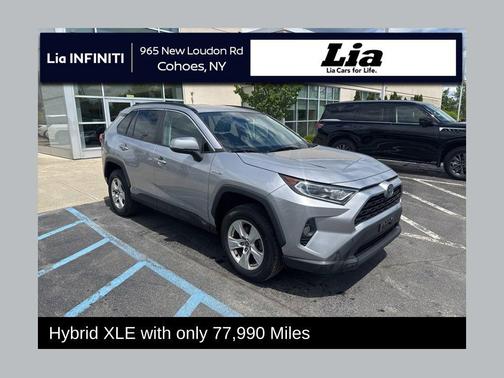 Silver Sky Metallic 2021 Toyota RAV4 Hybrid XLE