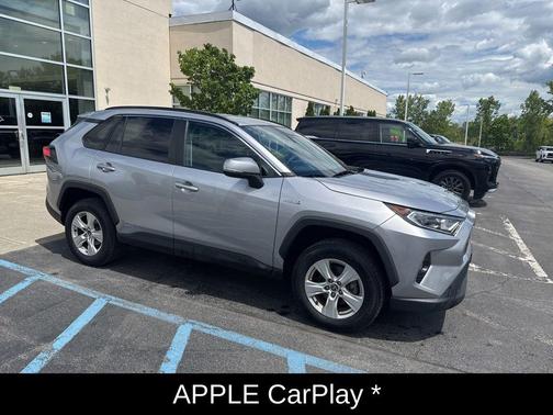 Silver Sky Metallic 2021 Toyota RAV4 Hybrid XLE