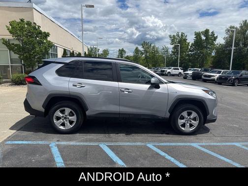 Silver Sky Metallic 2021 Toyota RAV4 Hybrid XLE