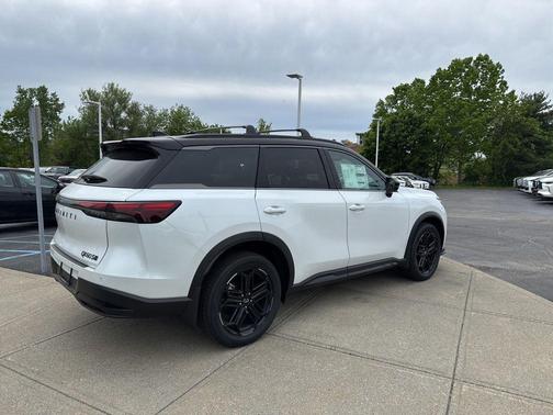 Radiant White/Black Obsidian 2027 INFINITI QX60 SPORT AWD