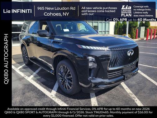 Mineral Black/Graphite Shadow 2026 INFINITI QX80 AUTOGRAPH AWD