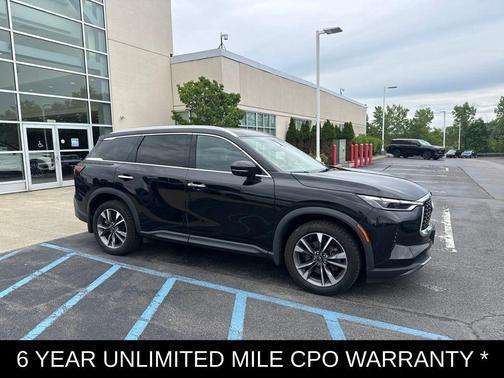 Mineral Black 2022 INFINITI QX60 Luxe