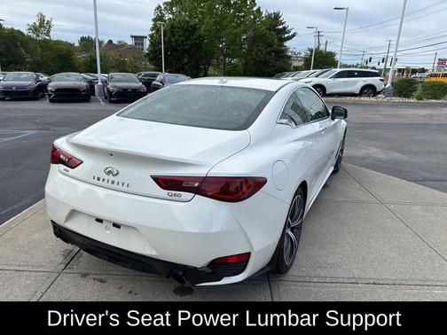 Majestic White 2018 INFINITI Q60 3.0T LUXE