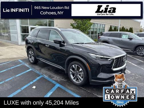 Mineral Black 2023 INFINITI QX60 Luxe