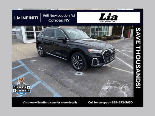Mythos Black Metallic 2025 Audi Q5 45 S line Premium Plus