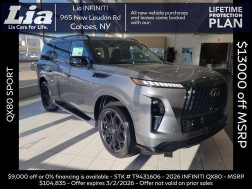 2026 INFINITI QX80 SPORT