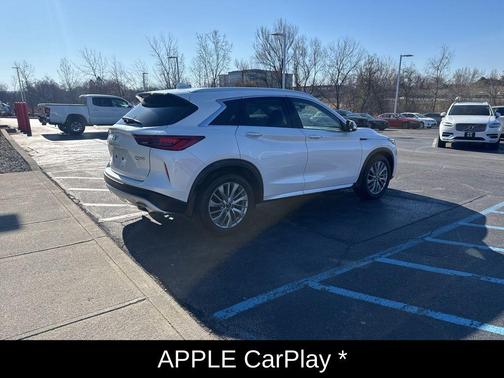 Radiant White 2023 INFINITI QX50 LUXE AWD