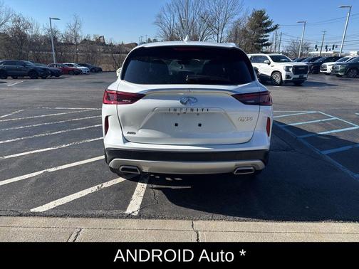 Radiant White 2023 INFINITI QX50 LUXE AWD