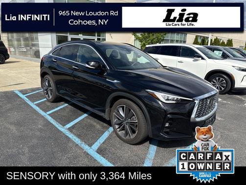 Black Obsidian 2025 INFINITI QX55 SENSORY