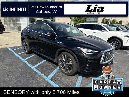 Black Obsidian 2025 INFINITI QX55 SENSORY