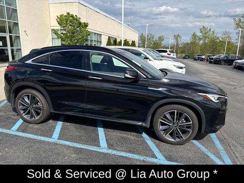 Black Obsidian 2025 INFINITI QX55 SENSORY