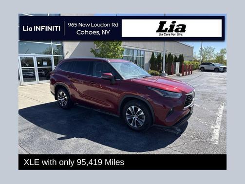 Ruby Flare Pearl 2021 Toyota Highlander XLE