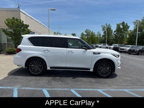 Moonstone White 2023 INFINITI QX80 PREMIUM SELECT AWD