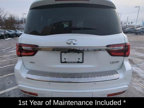 Moonstone White 2023 INFINITI QX80 PREMIUM SELECT AWD