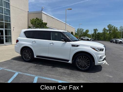 Moonstone White 2023 INFINITI QX80 PREMIUM SELECT AWD