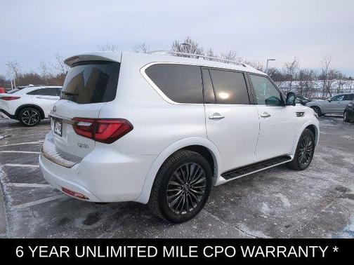 Moonstone White 2023 INFINITI QX80 PREMIUM SELECT AWD