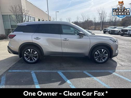 Warm Titanium 2023 INFINITI QX60 Luxe