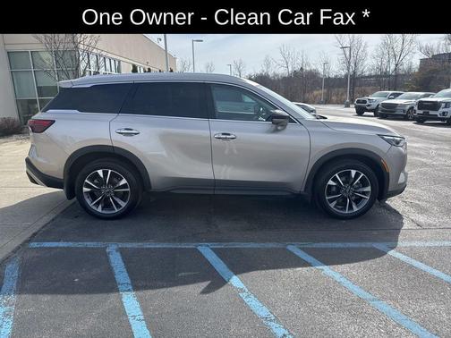 Warm Titanium 2023 INFINITI QX60 Luxe