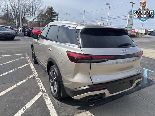 Warm Titanium 2023 INFINITI QX60 Luxe