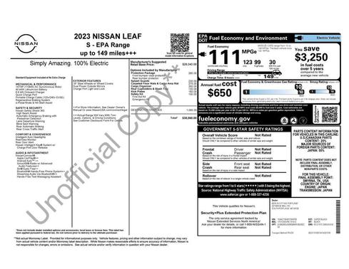 2023 Nissan Leaf S 40 kWh