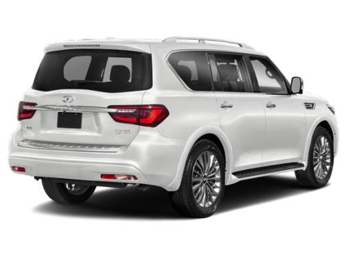 Moonstone White 2023 INFINITI QX80 SENSORY AWD