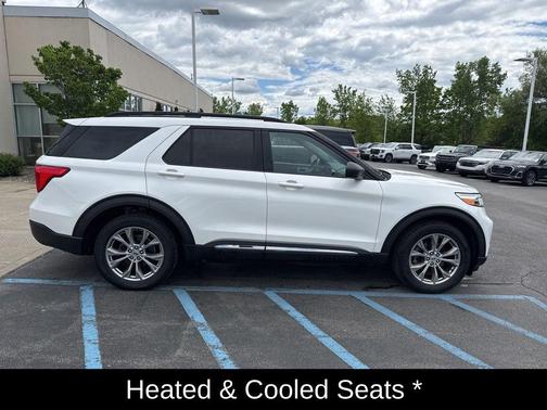 STAR WHITE MET TRI-COAT 2021 Ford Explorer XLT