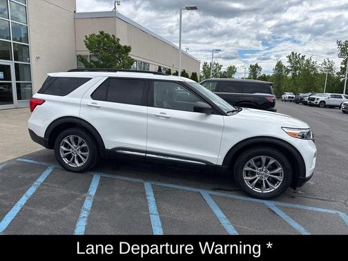 STAR WHITE MET TRI-COAT 2021 Ford Explorer XLT