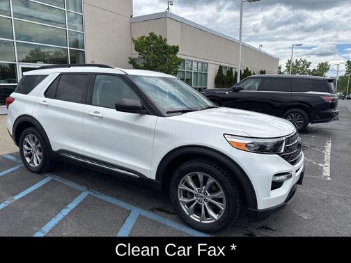 STAR WHITE MET TRI-COAT 2021 Ford Explorer XLT
