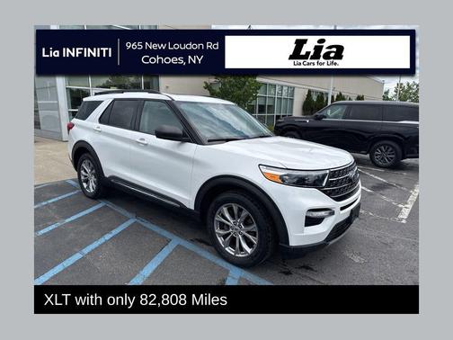 STAR WHITE MET TRI-COAT 2021 Ford Explorer XLT