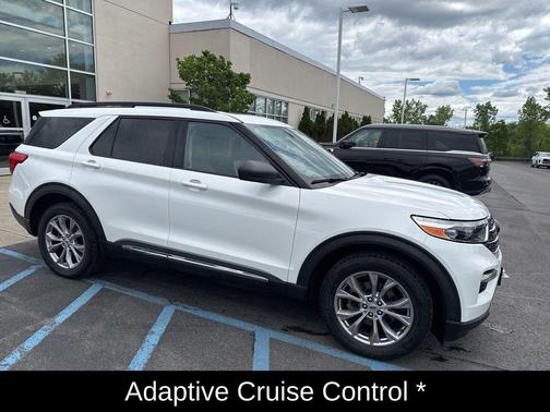 STAR WHITE MET TRI-COAT 2021 Ford Explorer XLT