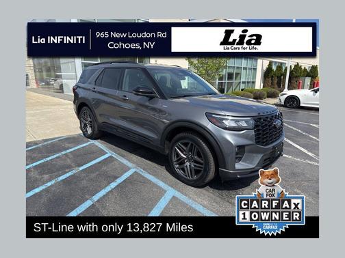 CARBONIZED GRAY METALLIC 2025 Ford Explorer ST-Line