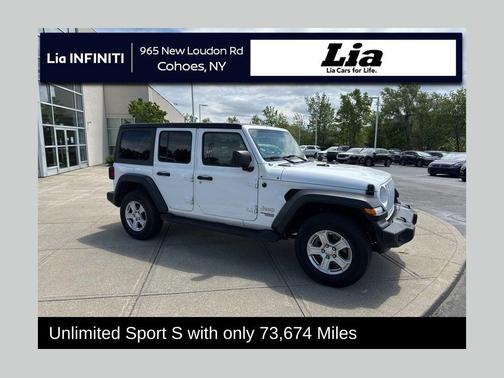 Bright White Clearcoat 2018 Jeep Wrangler Unlimited Sport