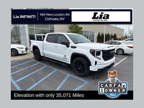 Summit White 2022 GMC Sierra 1500 Elevation