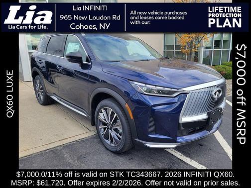 2026 INFINITI QX60 Luxe