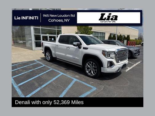 White Frost Tricoat 2019 GMC Sierra 1500 Denali