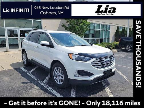 Star White Metallic Tri-Coat 2022 Ford Edge SEL